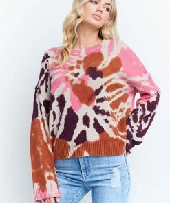 Lisa Todd Lisa Todd Dreamscape Sweater, Candy Pop 9 Lisa Todd Lisa Todd Dreamscape Sweater, Candy Pop