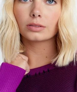 Lisa Todd Lisa Todd Misfit Sweater, Berry Bomb 10 Lisa Todd Lisa Todd Misfit Sweater, Berry Bomb