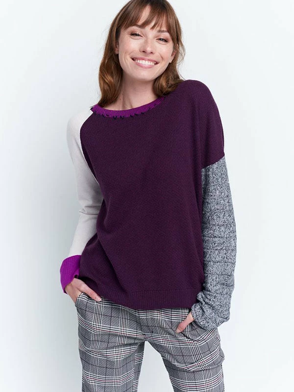 Lisa Todd Lisa Todd Misfit Sweater, Berry Bomb 6 Lisa Todd Lisa Todd Misfit Sweater, Berry Bomb