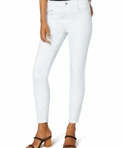Liverpool Los Angeles Liverpool Los Angeles Gia Glider Ankle Skinny, Bright White