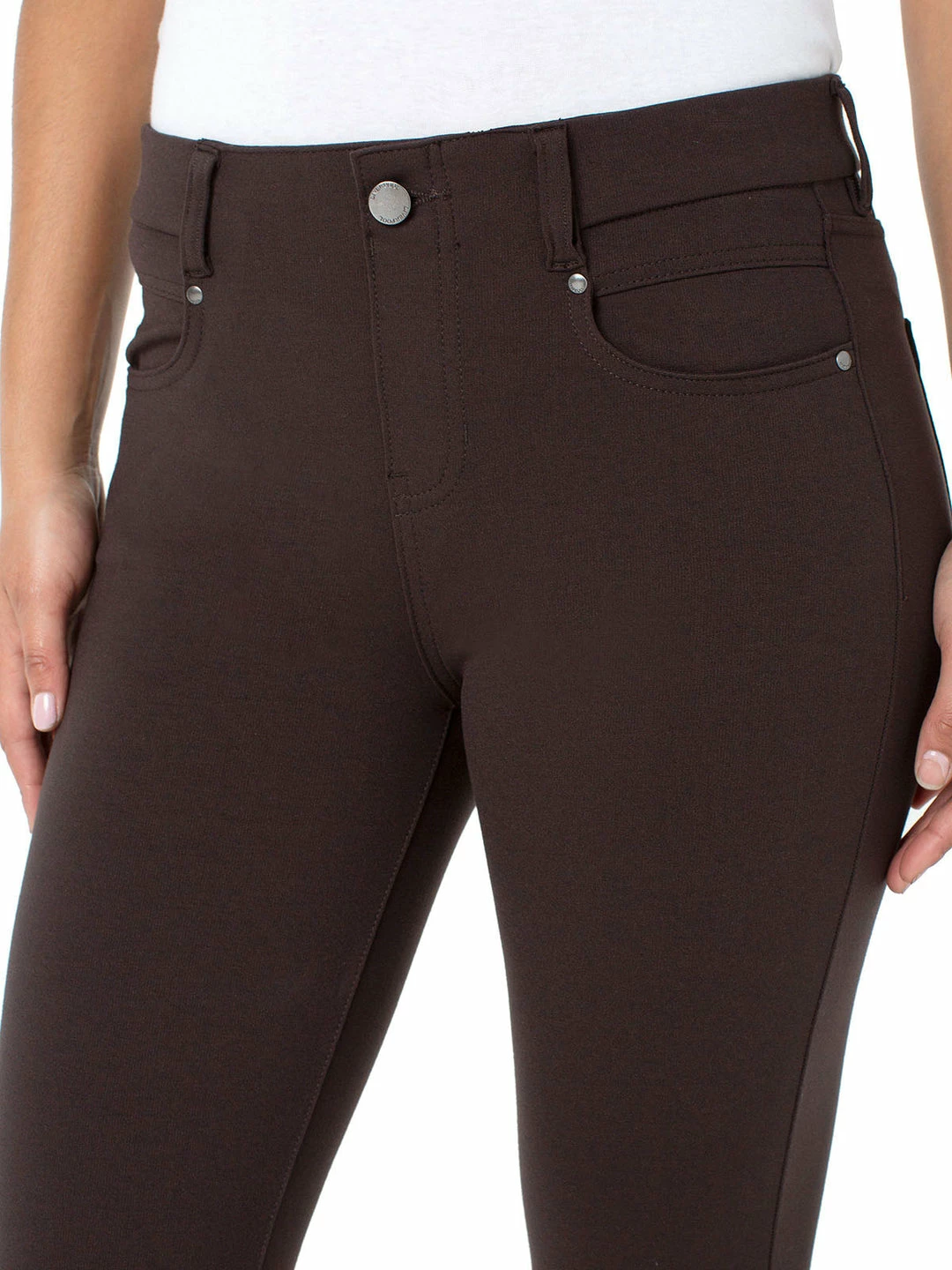 Liverpool Los Angeles Gia Glider Knit Skinny, Java 5 Liverpool Los Angeles Gia Glider Knit Skinny, Java