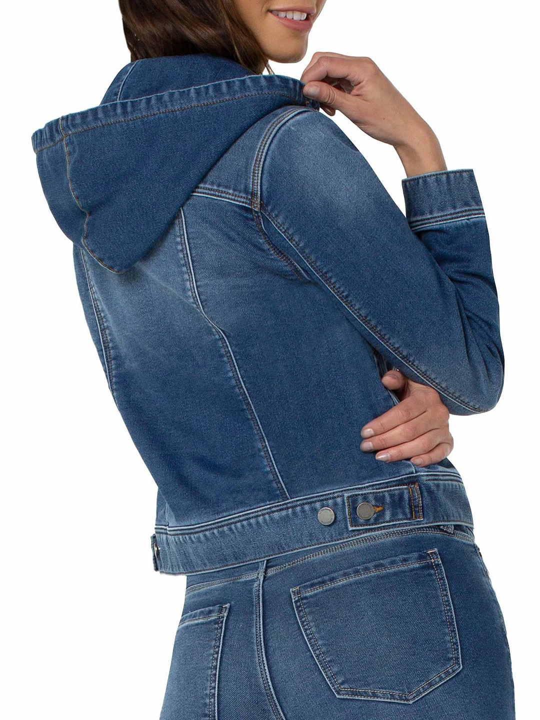 Liverpool Los Angeles Self Hooded Jacket, Delaney Liverpool Los Angeles