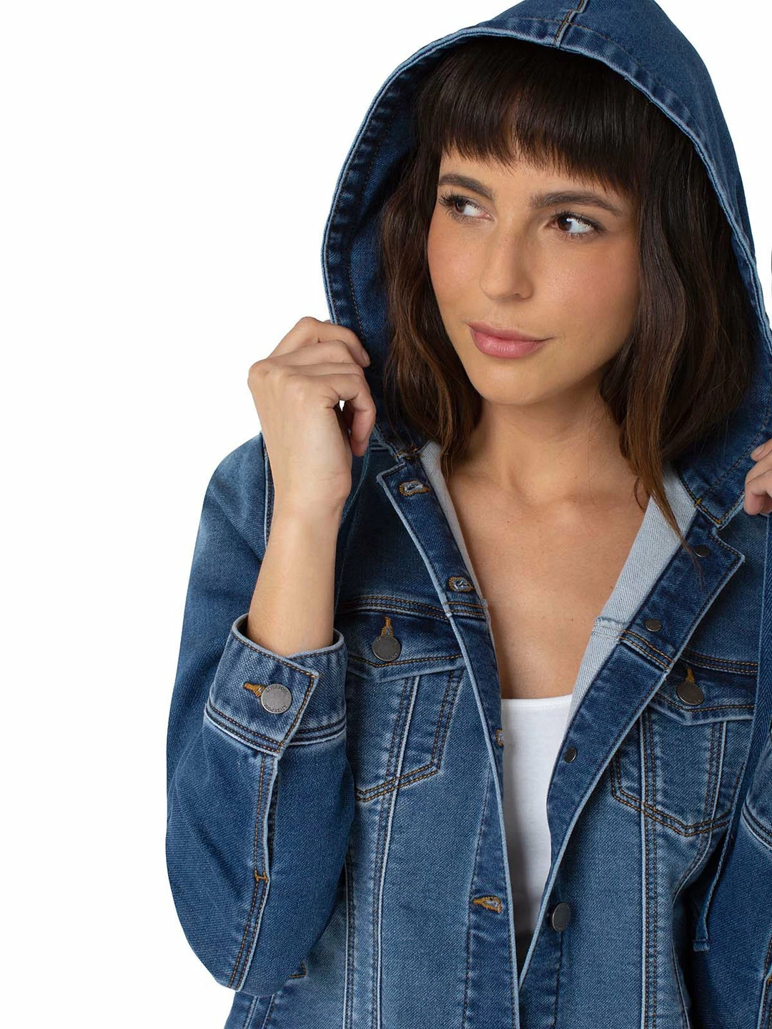 Liverpool Los Angeles Self Hooded Jacket, Delaney Liverpool Los Angeles