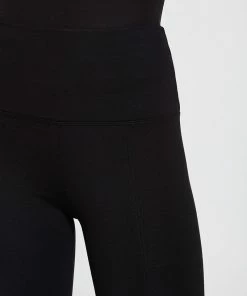 Lysse Ponte Signature Center Seam Legging, Black