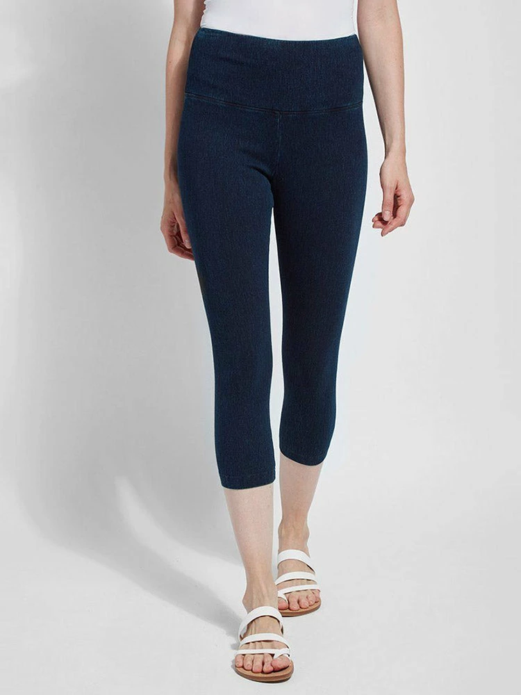 Lysse Denim Capri, Indigo Lysse 3 Lysse Denim Capri, Indigo Lysse
