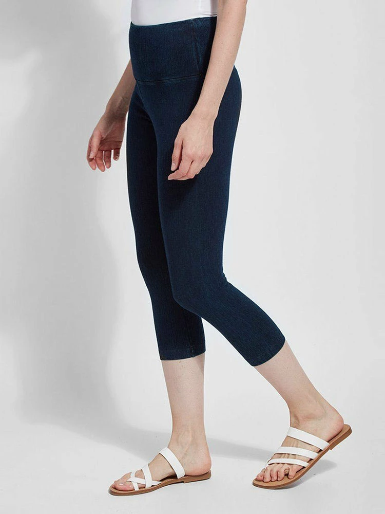 Lysse Denim Capri, Indigo Lysse 5 Lysse Denim Capri, Indigo Lysse