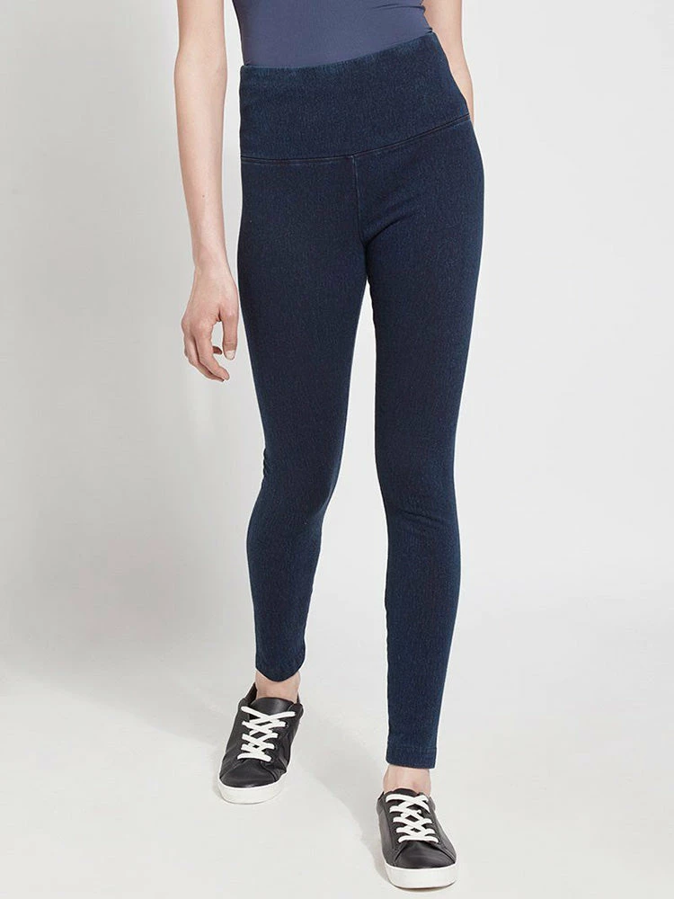 Lysse Denim Legging, Indigo Lysse 3 Lysse Denim Legging, Indigo Lysse
