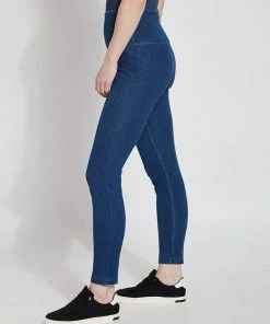 Lysse Denim Legging, Mid Wash Lysse