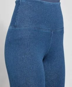 Lysse Denim Legging, Mid Wash Lysse