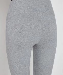 Lysse Lysse Flattering Cotton Crop Legging, Grey Melange