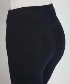 Lysse Lysse Flattering Cotton Crop Legging, Midnight 13 Lysse Lysse Flattering Cotton Crop Legging, Midnight