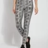 Lysse Lysse Patterned Matilda Foil Leggings, Sterling Snake