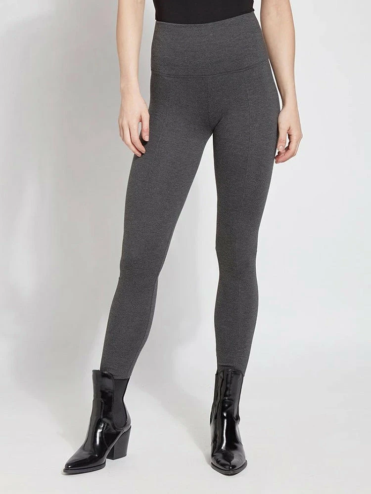 Lysse Ponte Signature Center Seam Legging, Charcoal Lysse 3 Lysse Ponte Signature Center Seam Legging, Charcoal Lysse