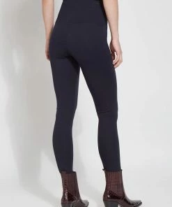Lysse Ponte Signature Center Seam Legging, Midnight
