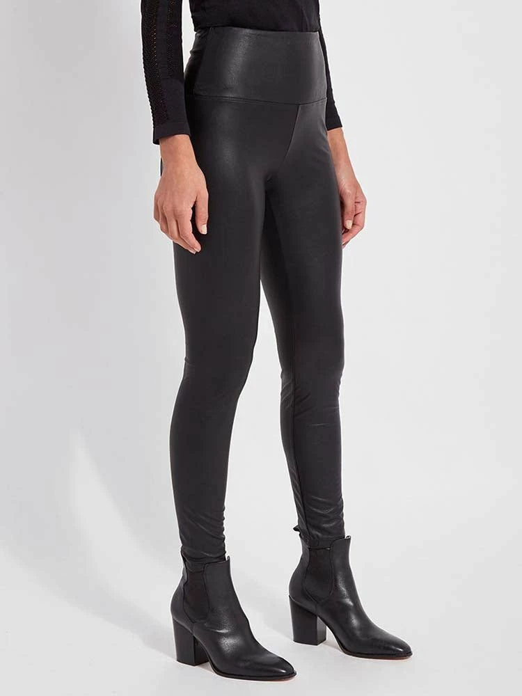 Lysse Lysse Texture Leather Legging, Kohl Black 5 Lysse Lysse Texture Leather Legging, Kohl Black