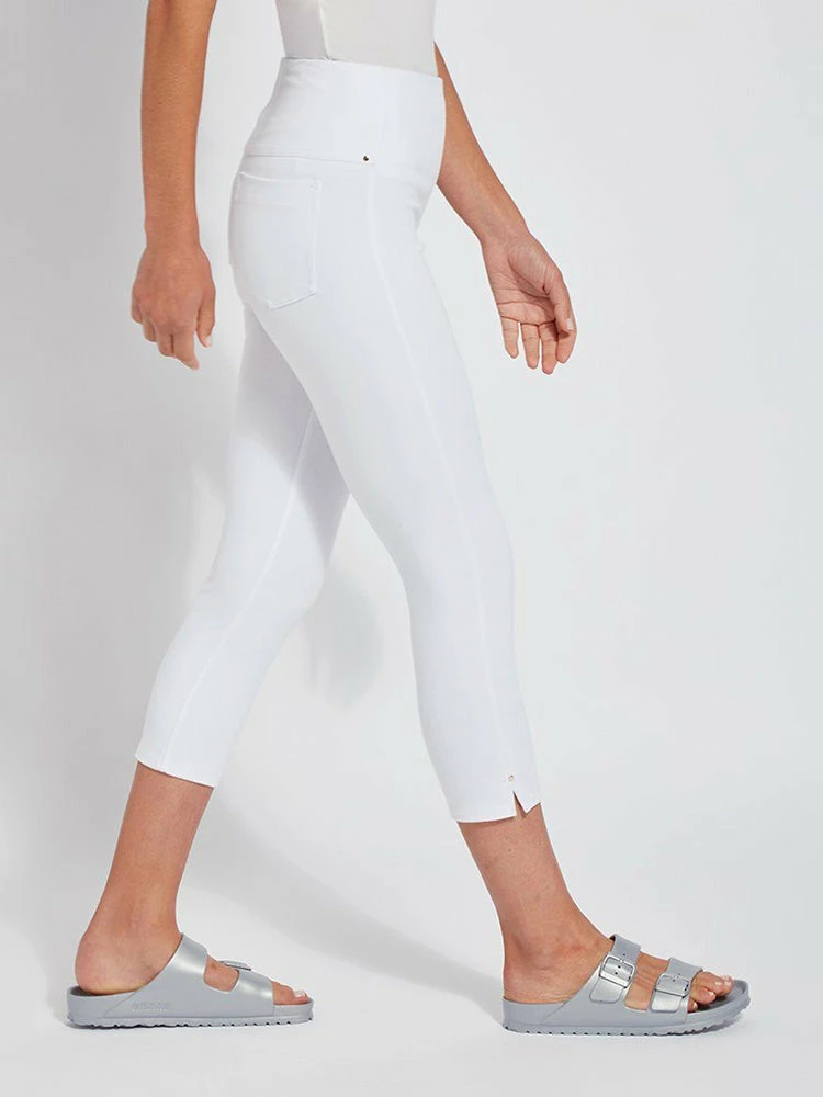 Lysse Lysse Toothpick Denim Capri, White 5 Lysse Lysse Toothpick Denim Capri, White