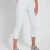 Lysse Lysse Toothpick Denim Capri, White