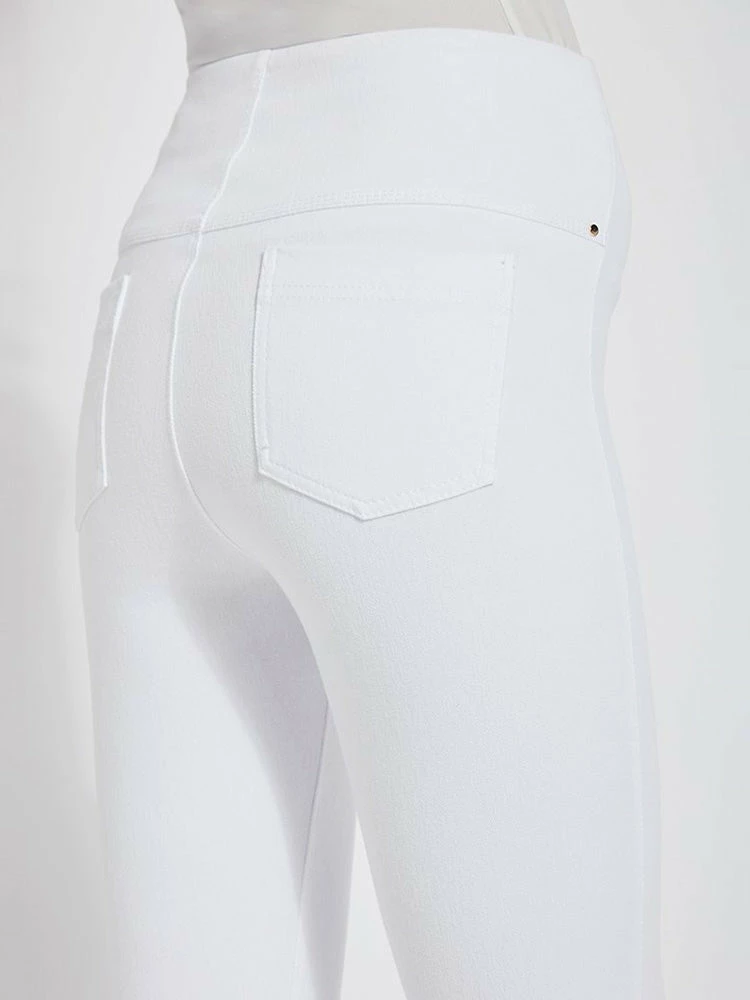 Lysse Lysse Toothpick Denim Capri, White 8 Lysse Lysse Toothpick Denim Capri, White