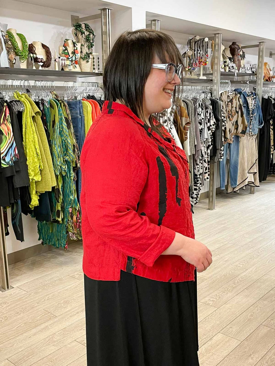 Mara Gibbucci Embroidered Short Jacket, Red Mara Gibbucci 7 Mara Gibbucci Embroidered Short Jacket, Red Mara Gibbucci