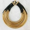 Monies Multistrand Collar Necklace, Gold Monies 1 Monies Multistrand Collar Necklace, Gold Monies