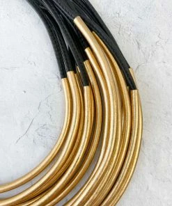 Monies Multistrand Collar Necklace, Gold Monies 8 Monies Multistrand Collar Necklace, Gold Monies