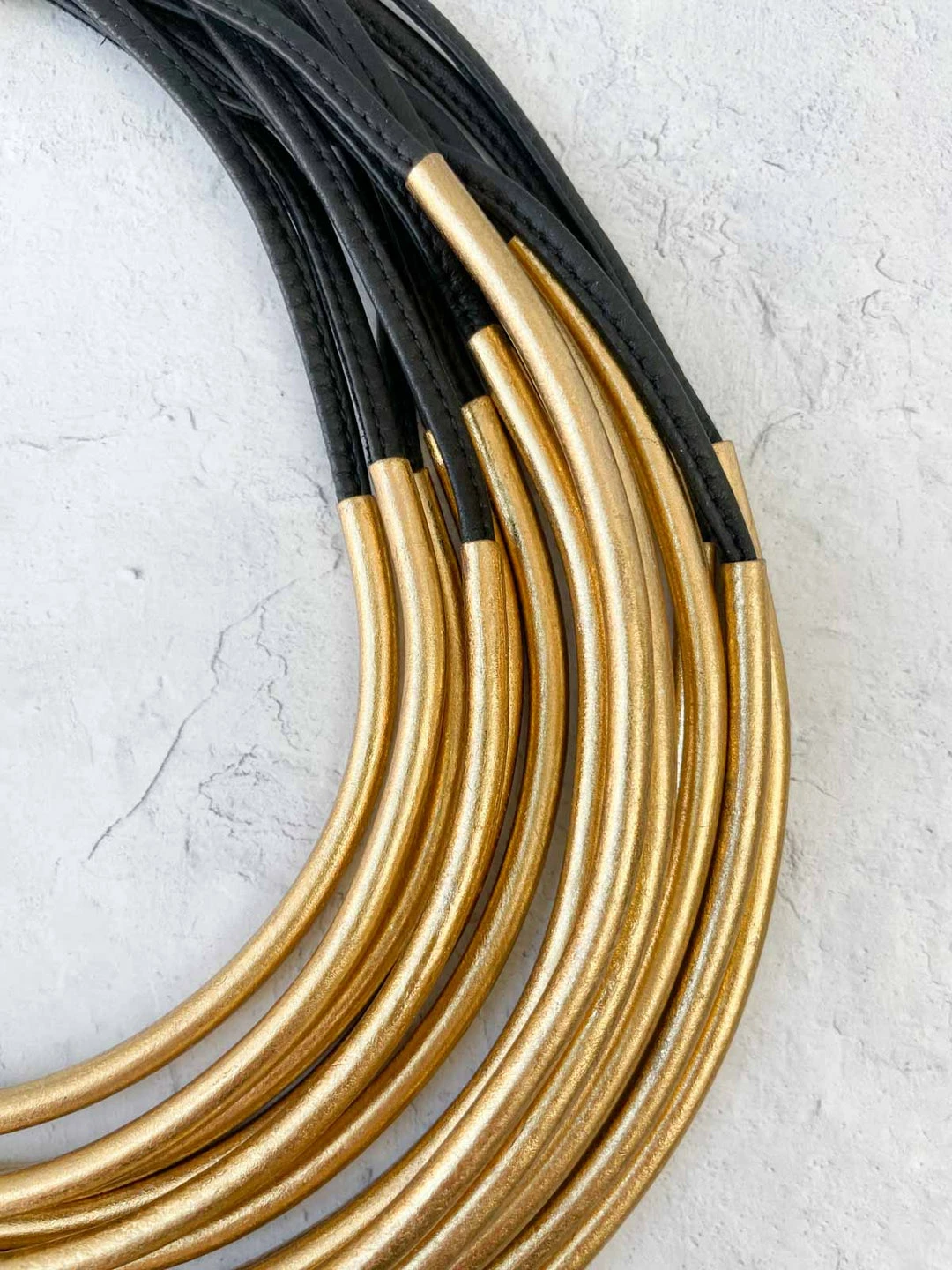 Monies Multistrand Collar Necklace, Gold Monies 5 Monies Multistrand Collar Necklace, Gold Monies