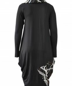 NY 77 NY 77 Embroidered Accent Dress, Black/Multi