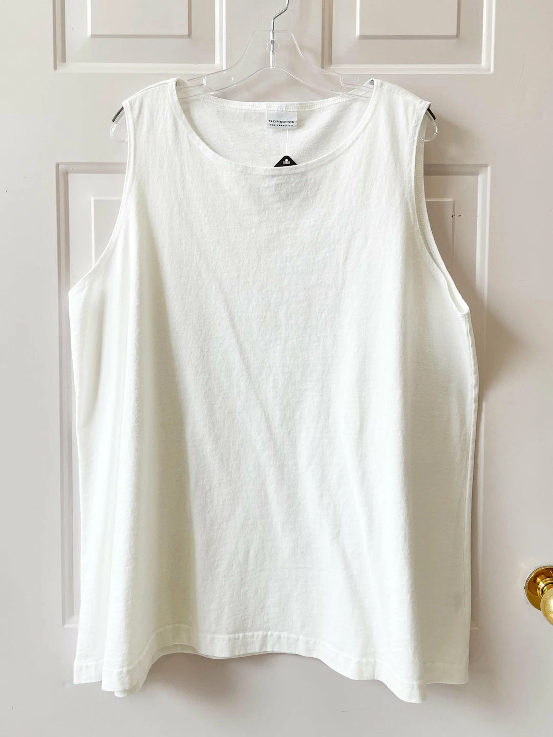 Pacificotton Bryn Walker Pira Tank, White 3 Pacificotton Bryn Walker Pira Tank, White