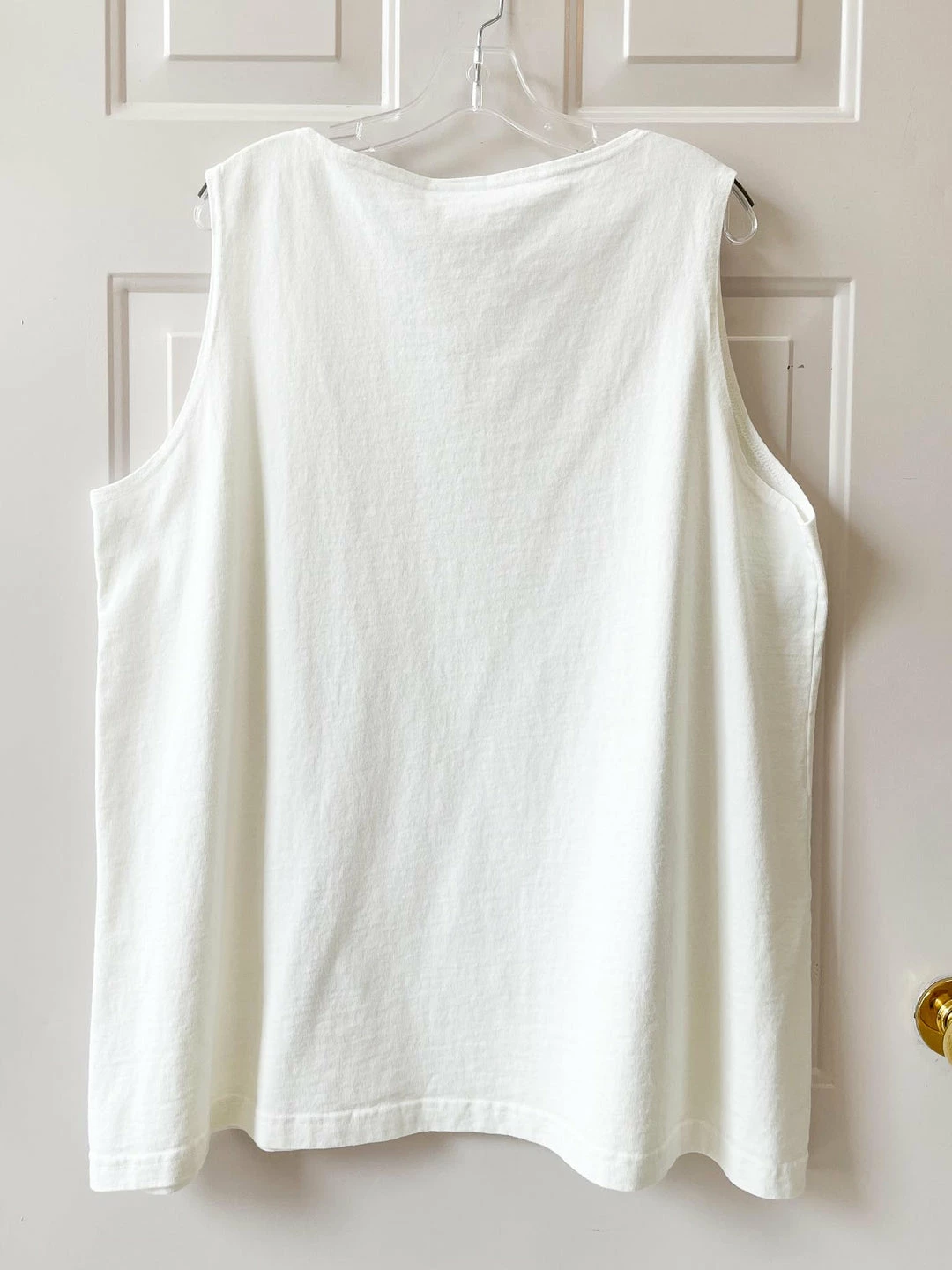 Pacificotton Bryn Walker Pira Tank, White 4 Pacificotton Bryn Walker Pira Tank, White