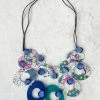 Pattern Gems Harmony Necklace, Blue/Teal 2 Pattern Gems Harmony Necklace, Blue/Teal