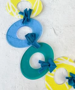 Pattern Gems Pattern Gems Music Necklace, Clear Blue/Yellow 7 Pattern Gems Pattern Gems Music Necklace, Clear Blue/Yellow