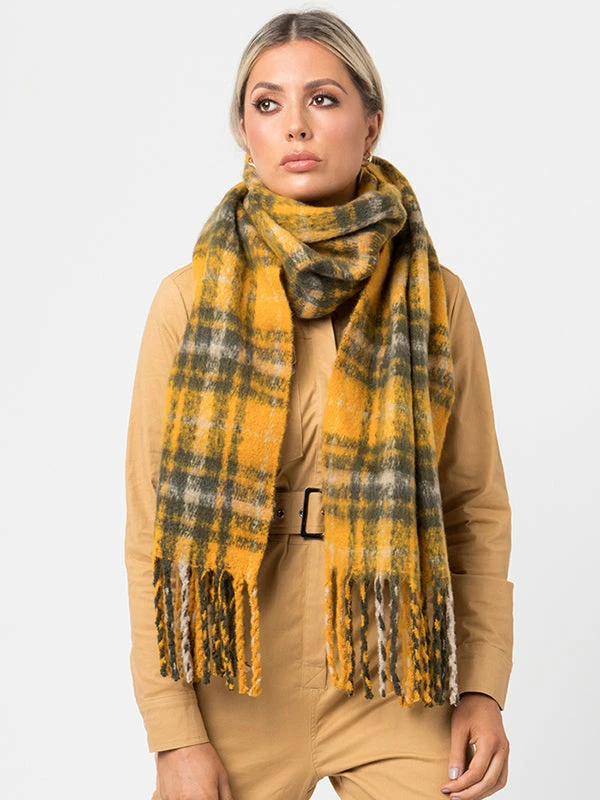 Pia Rossini Pia Rossini Rebecca Scarf, Yellow 3 Pia Rossini Pia Rossini Rebecca Scarf, Yellow