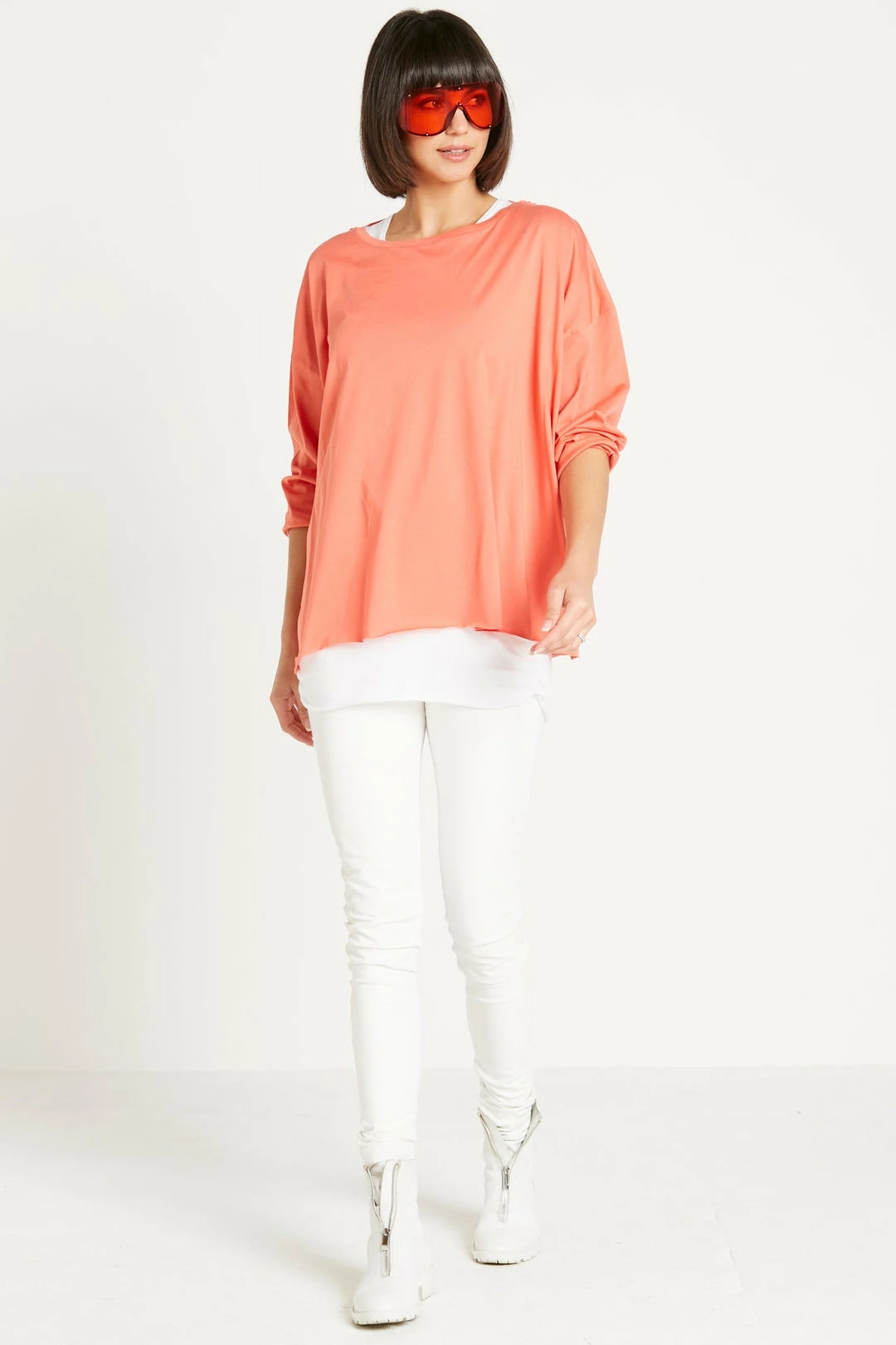 Planet Boxy Tee, Peachy 4 Planet Boxy Tee, Peachy