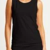 Planet Lycra Ruche Tank, Black