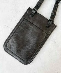 Riel Cell Phone Sling Crossbody Bag, Black Riel