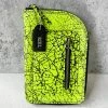 Riel Riel Large Zipper Wallet, Neon Yellow