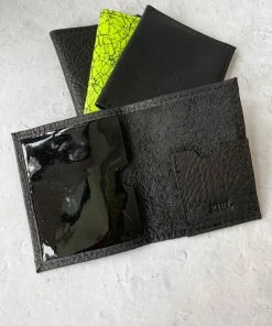 Riel Vax Card Holder, Black/White Dots