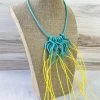 Samuel Coraux Olav Necklace, Aqua/Yellow Samuel Coraux