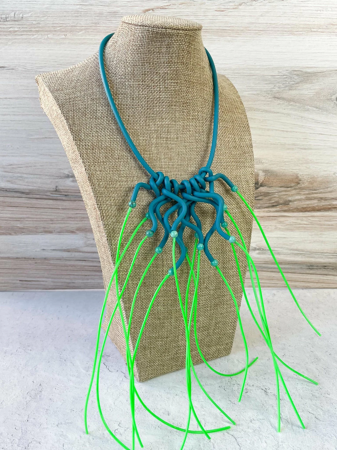 Samuel Coraux Olav Necklace, Teal/Green Samuel Coraux