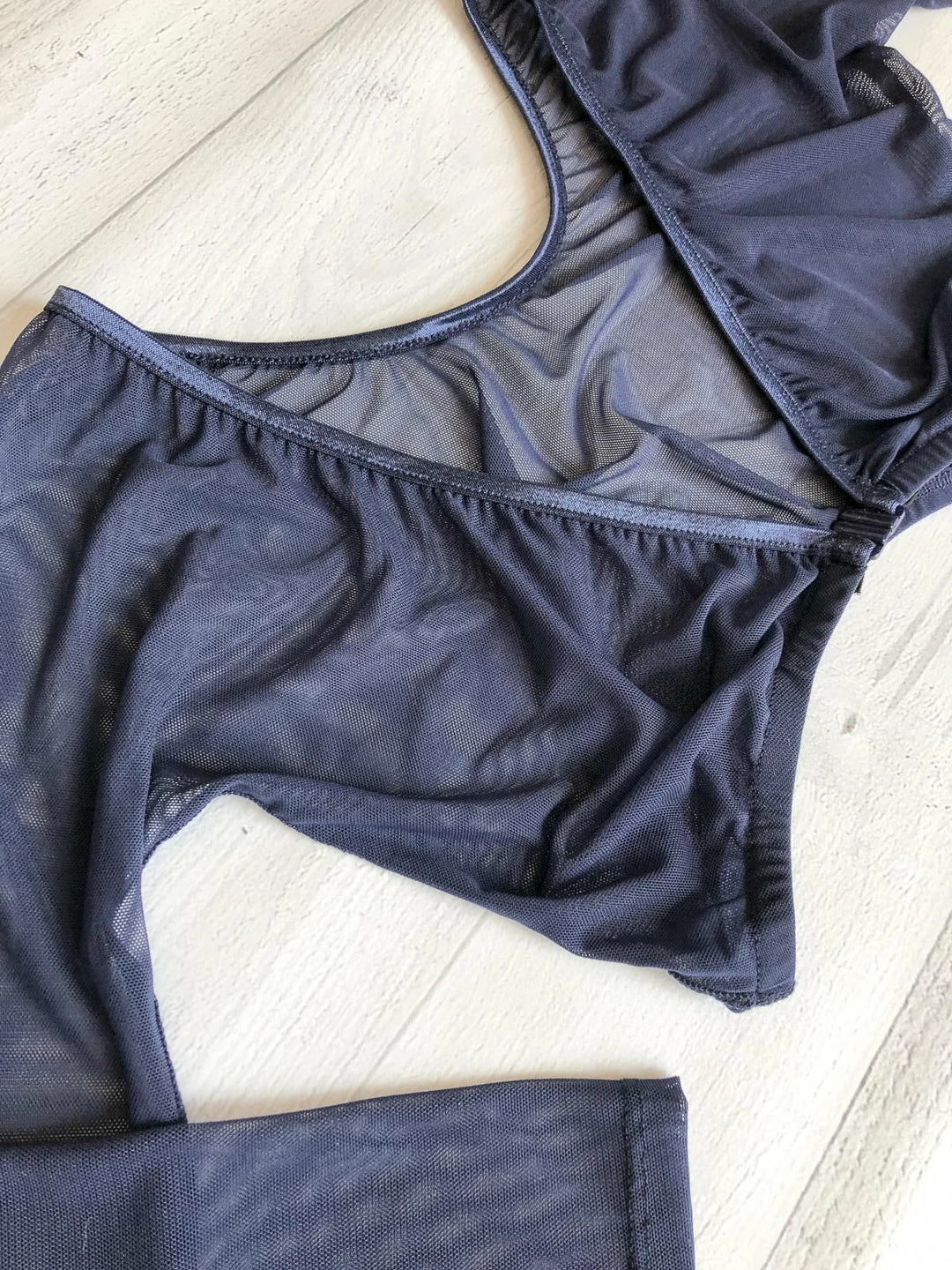 Sleevey Wonders Sleevey Wonders 3/4 Sleeve Basic Mesh Sleeves, Navy