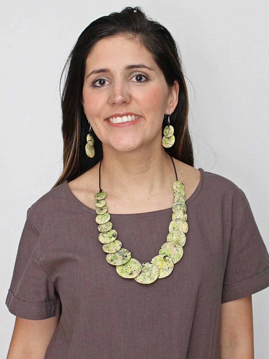 Sylca Designs Amelie Drop Earrings, Apple Multi Sylca Designs 4 Sylca Designs Amelie Drop Earrings, Apple Multi Sylca Designs