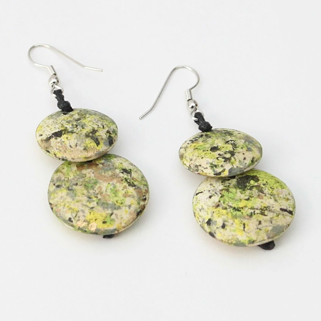 Sylca Designs Amelie Drop Earrings, Apple Multi Sylca Designs 5 Sylca Designs Amelie Drop Earrings, Apple Multi Sylca Designs