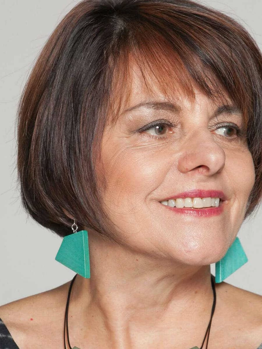 Sylca Designs Geometric Wooden Earrings, Aqua 5 Sylca Designs Geometric Wooden Earrings, Aqua