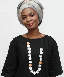 Sylca Designs Mila Statement Necklace, White Sylca Designs 6 Sylca Designs Mila Statement Necklace, White Sylca Designs