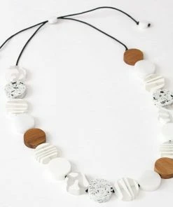 Sylca Designs Mila Statement Necklace, White Sylca Designs 7 Sylca Designs Mila Statement Necklace, White Sylca Designs