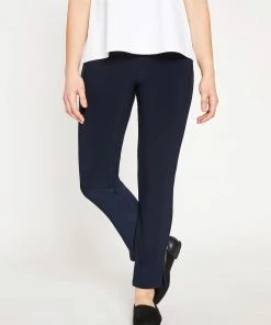 Sympli Narrow Pant Midi - Black