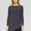 Sympli Halo Angle Tunic, Long Sleeve, Graphite Sympli 2 Sympli Halo Angle Tunic, Long Sleeve, Graphite Sympli