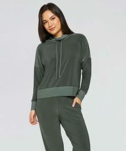 Sympli Sympli Motion Sweatshirt, Melange Olive