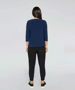 Sympli Trapeze Top, 3/4 Sleeve, Denim 9 Sympli Trapeze Top, 3/4 Sleeve, Denim