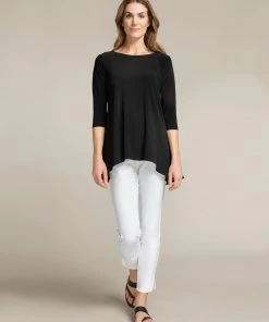Sympli Sympli True T, 3/4 Sleeve, Black